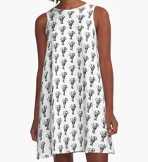 Ink Elephant A-Line Dress