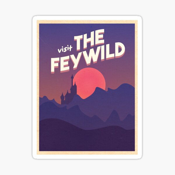 Vista previa del artículo con la obra «d & d - visita el feywild», diseñado y vendido por mythraldesigns.