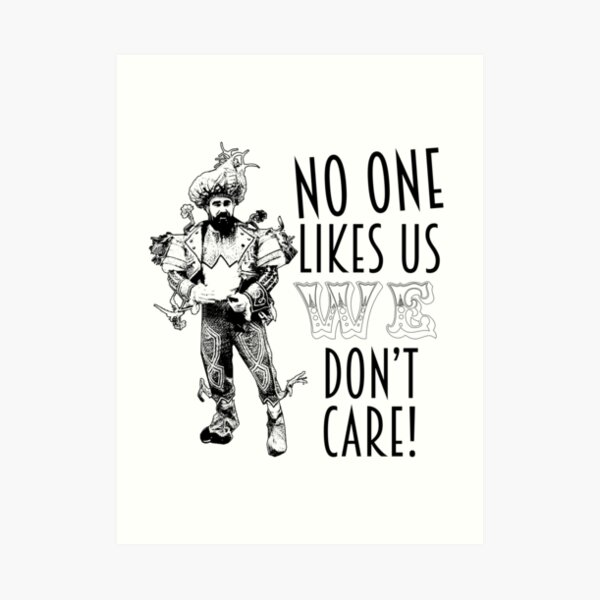 Jason Kelce - Mummer - No One Likes Us - Clean Sticker for Sale by  AntiJolly