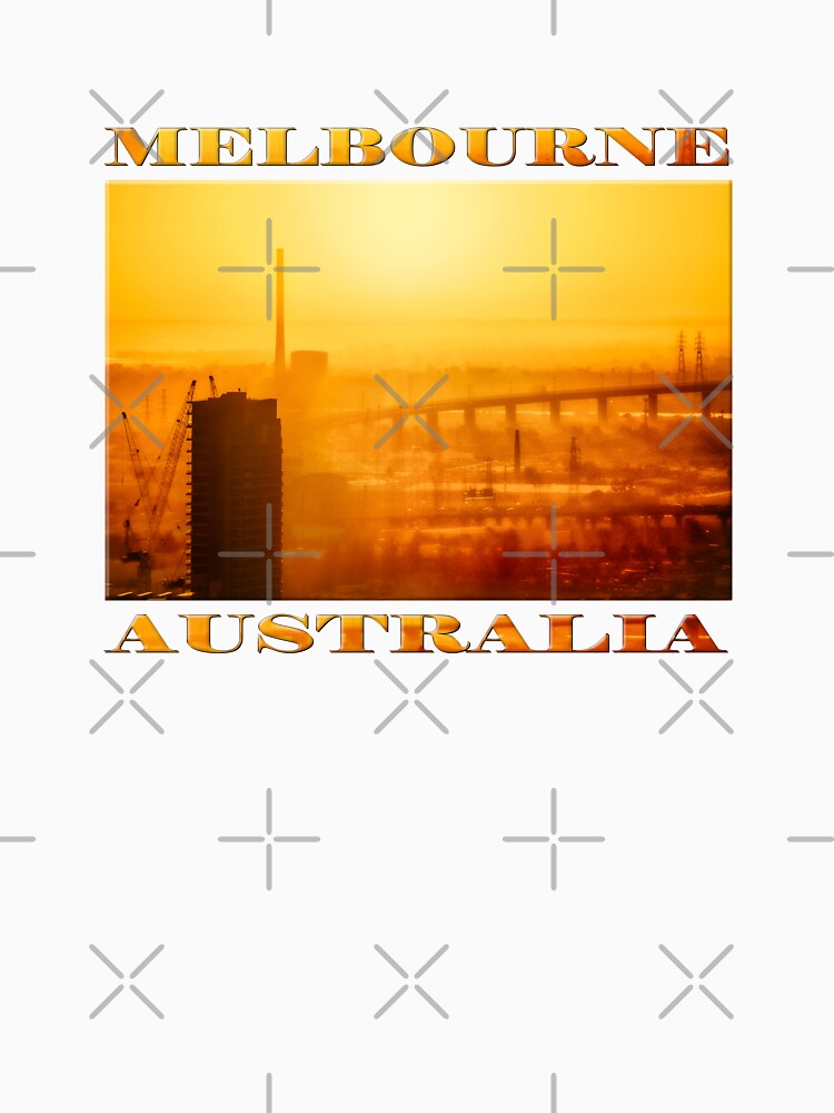 Hot in the City (poster on white) by RayW