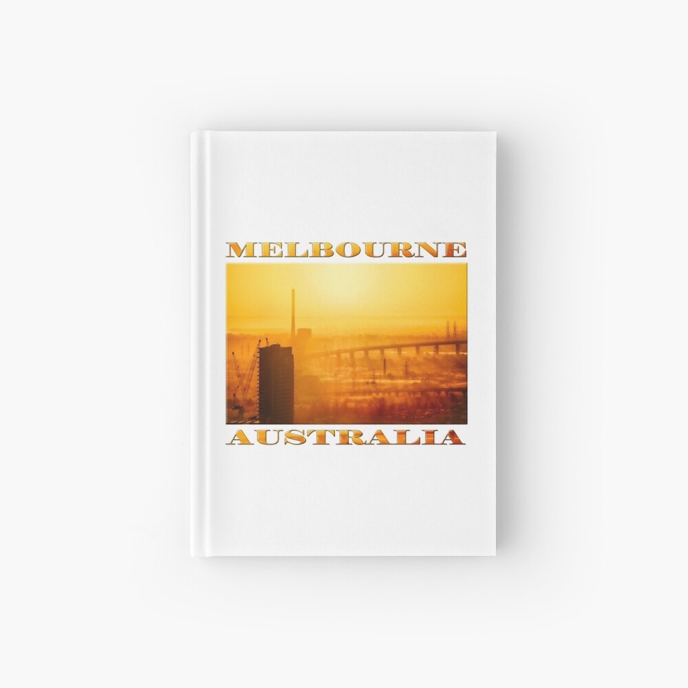 Hot in the City (poster on white) Hardcover Journal