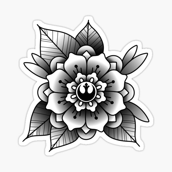 resistance flower Sticker