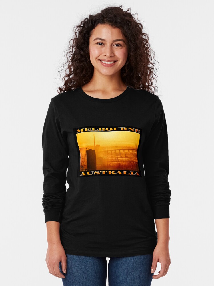 Alternate view of Hot in the City (widescreen poster on black) Long Sleeve T-Shirt