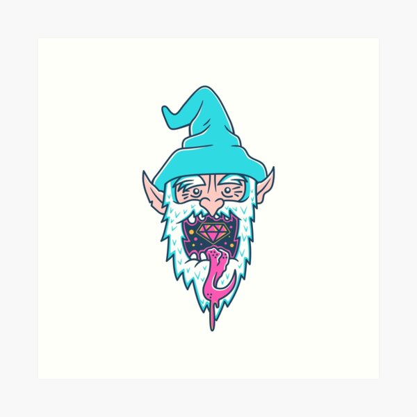 Wizard Breath Again? Art Print