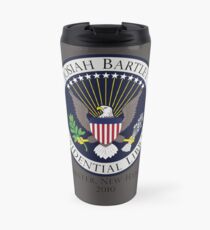 Josiah Bartlet Presidential Library Logo Travel Mug