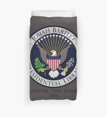 Josiah Bartlet Presidential Library Logo Duvet Cover