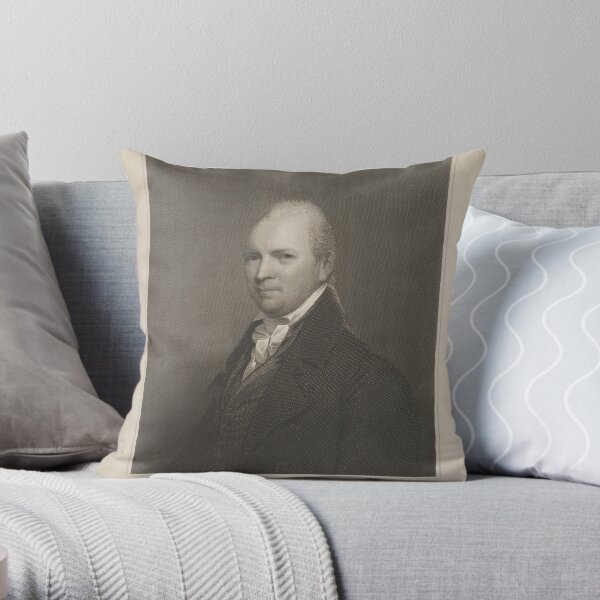 John M. Mason, D.D. S.T.P. (1770–1829) Throw Pillow