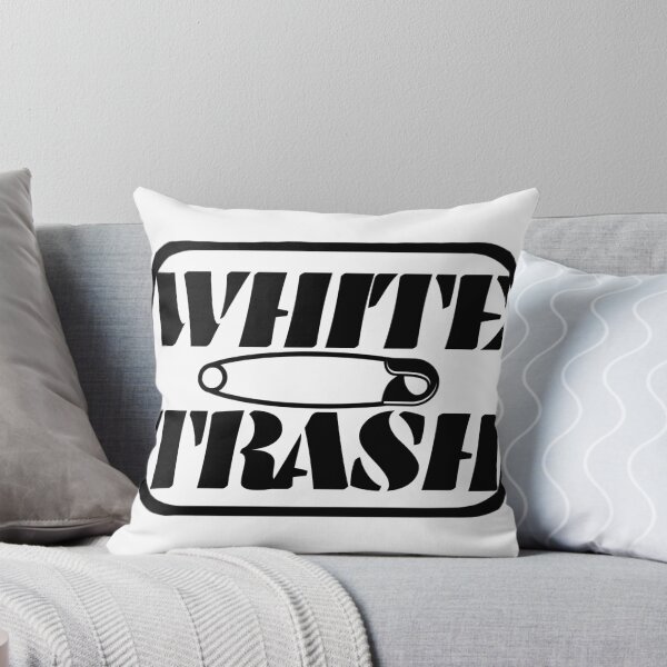 Item preview, White trash safetypin designed and sold by AK-B.