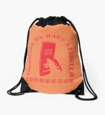 CONDUCTOR WE HAVE A PROBLEM Drawstring Bag