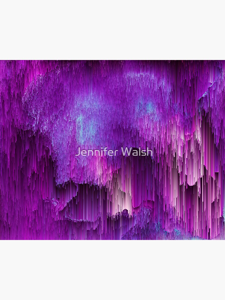 Shatter Falls - Abstract Glitch Pixel Art by InsertTitleHere