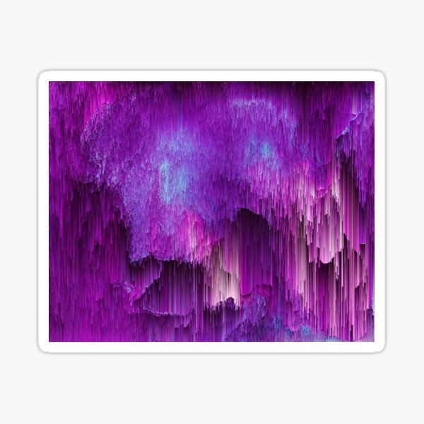 Item preview, Shatter Falls - Abstract Glitch Pixel Art designed and sold by Jennifer Walsh Design.