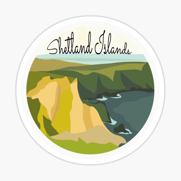 Shetland Islands Scotland Sticker