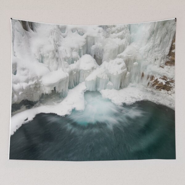Item preview, Banff Snowy Mountain Waterfall designed and sold by procraztinator.