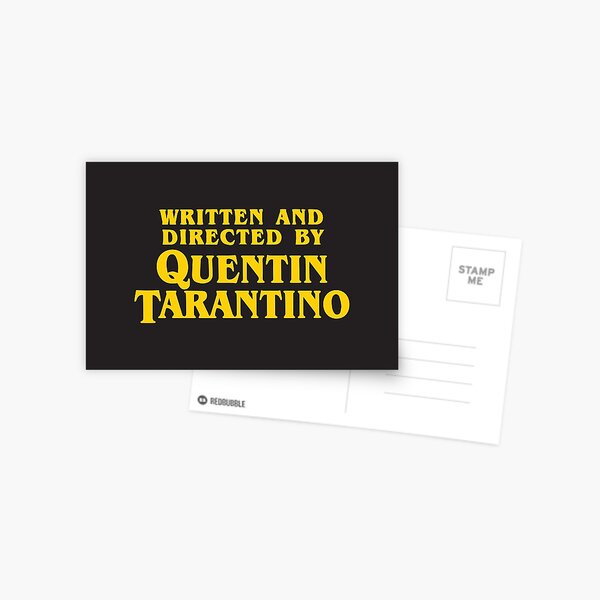 écrit et réalisé par quentin tarantino Carte postale