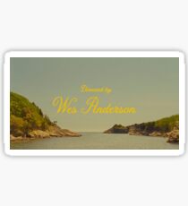 directed by wes anderson Sticker