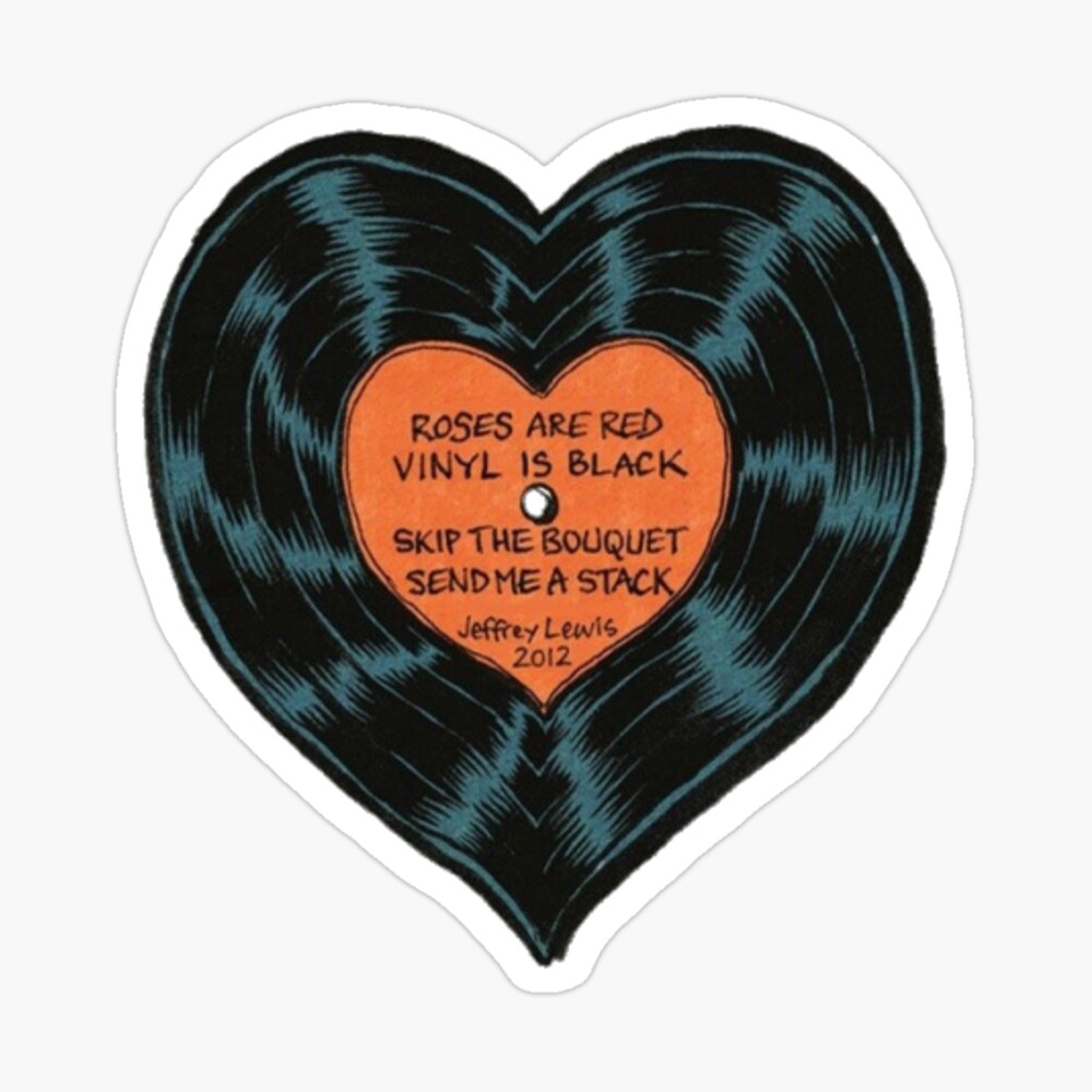 Mini Pack - One Inch Vinyl Heart Stickers