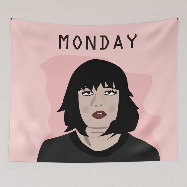 Aperçu de l'œuvre Monday Girl créée et vendue par bonfimarts.