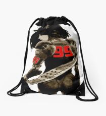 Manga Angel Watercolor Drawstring Bag