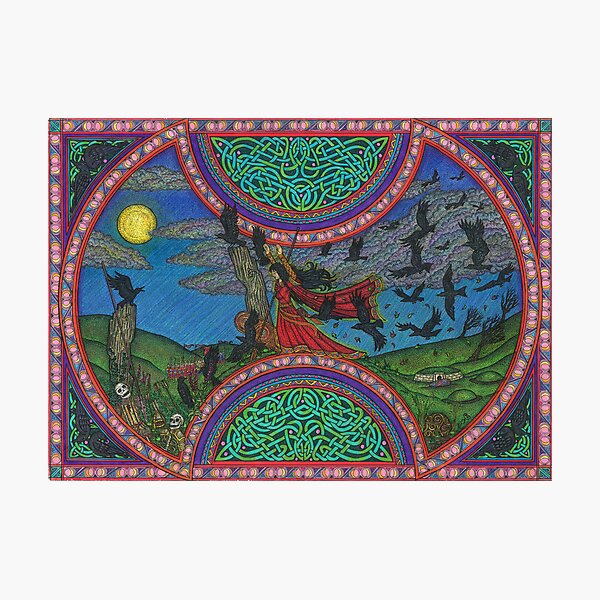 The Morrigain, Calling the Crows Photographic Print