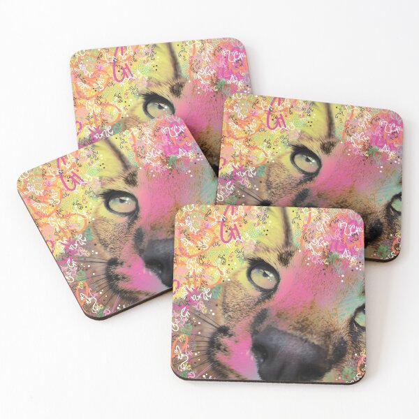 Item preview, Little Caracal Cat Face designed and sold by vanillakirsty.