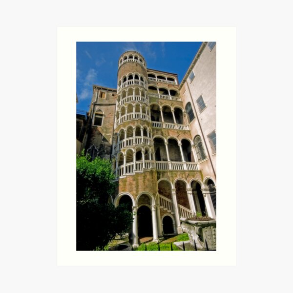 Scala Contarini del Bovolo Art Print