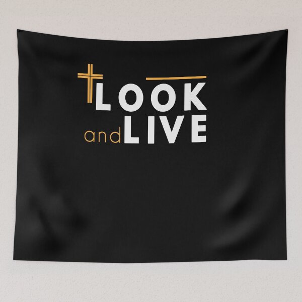 Item preview, Look and Live Bible Verse Christian Faith Christ designed and sold by KNUXX Shop.