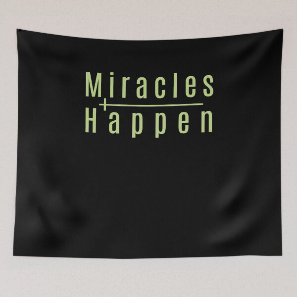Item preview, Miracles Happen Bible Christian Faith Christ designed and sold by KNUXX Shop.