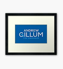 Lámina enmarcada Andrew Gillum Gobernador Demócrata de Florida 2018