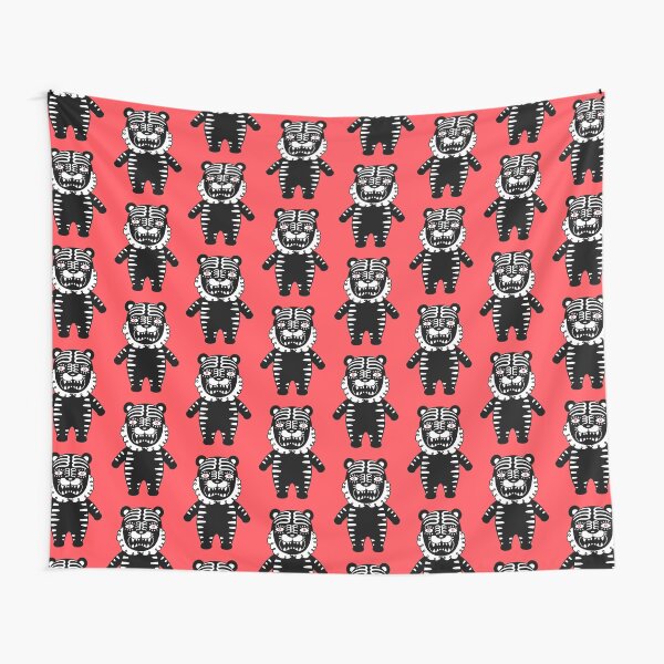 Here comes the Black Tiger Tapestry