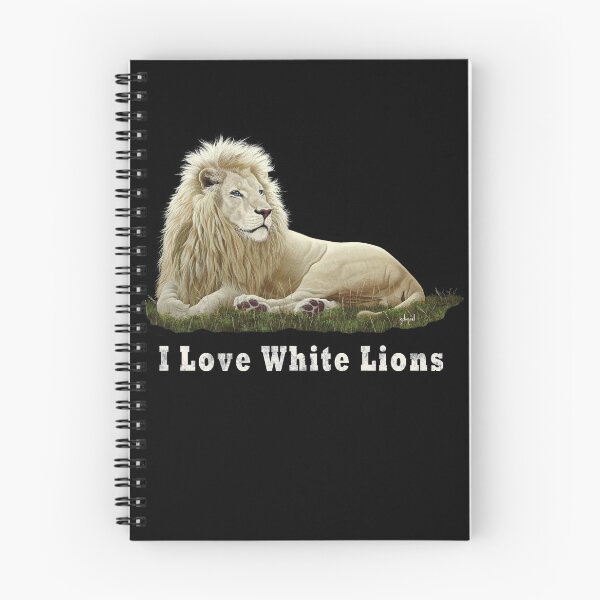 Item preview, I Love White Lions designed and sold by Schim Schimmel.