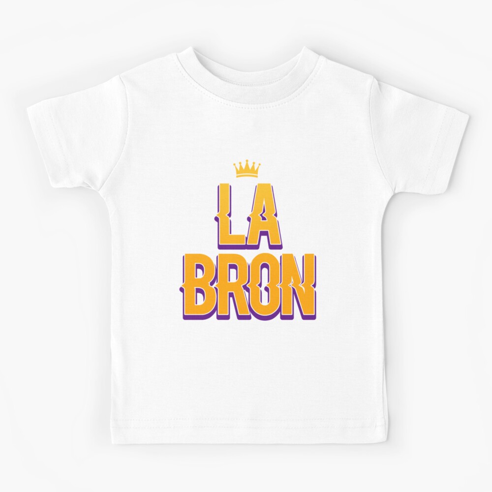 NBA Royalty LeBron James Lakers #23 Kids T-Shirt for Sale by