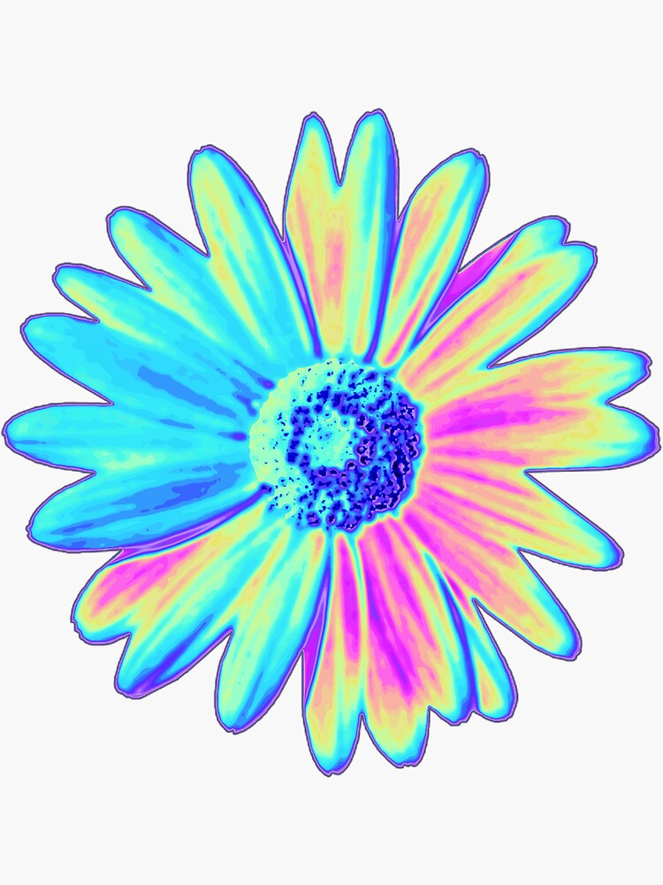 Thumbnail 3 of 3, Sticker, Holographic Daisy designed and sold by dinaaaaaah.