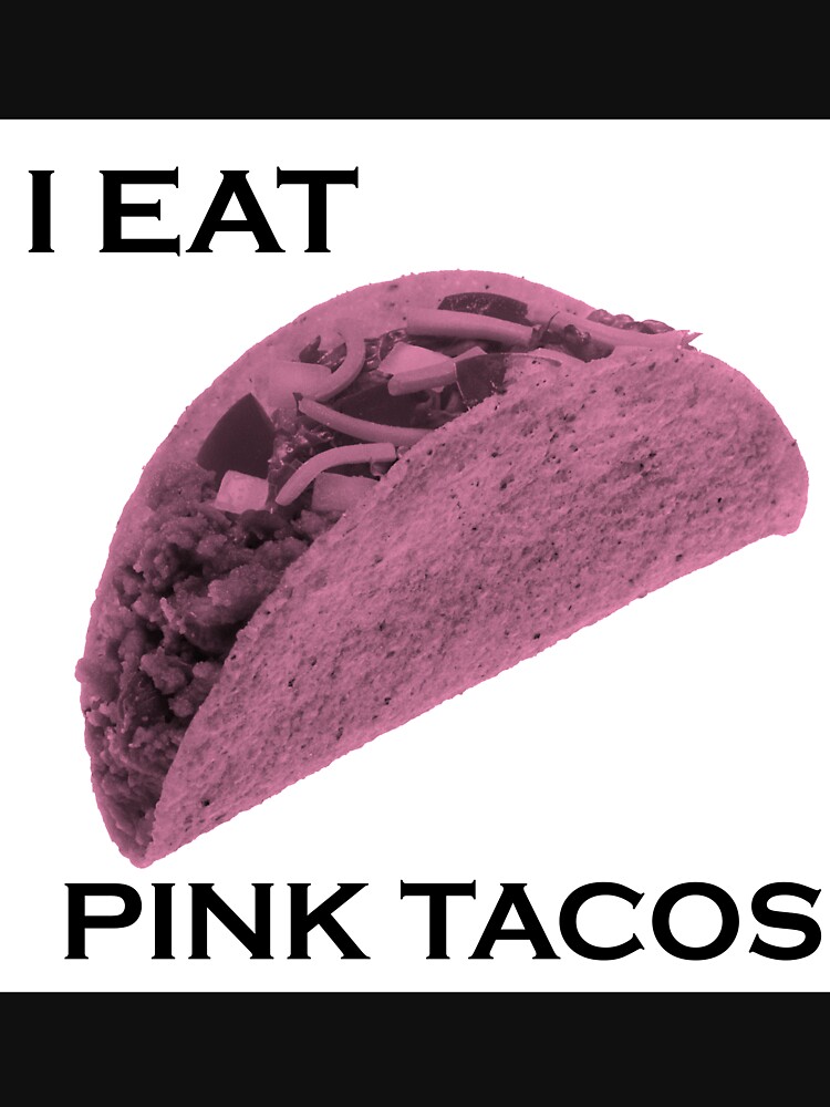 "I Eat Pink Tacos" Lightweight Sweatshirt for Sale by scaabs Redbubble