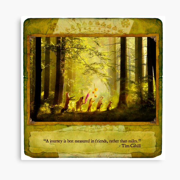2010 Foxfires Calendar - August Canvas Print