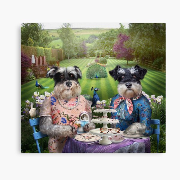 Dog Portrait - Doris and Patsy Canvas Print