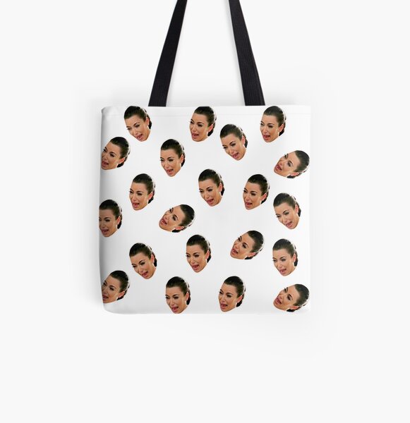 Crying Kim Kardashian All Over Print Tote Bag