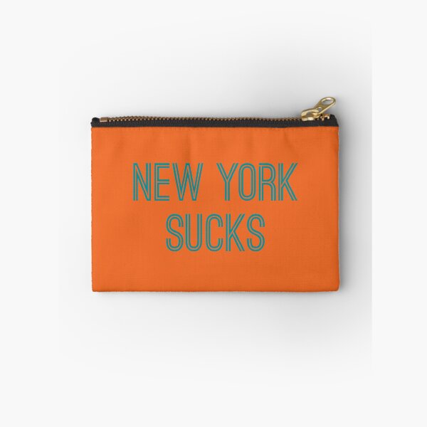 Aperçu de l'œuvre New York Sucks - Orange / Aqua (Miami) créée et vendue par caknuck.