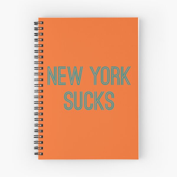 Aperçu de l'œuvre New York Sucks - Orange / Aqua (Miami) créée et vendue par caknuck.