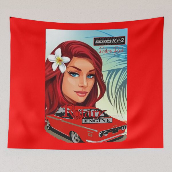 Item preview, Mazda RX2 Retro Red designed and sold by harrisonformula.