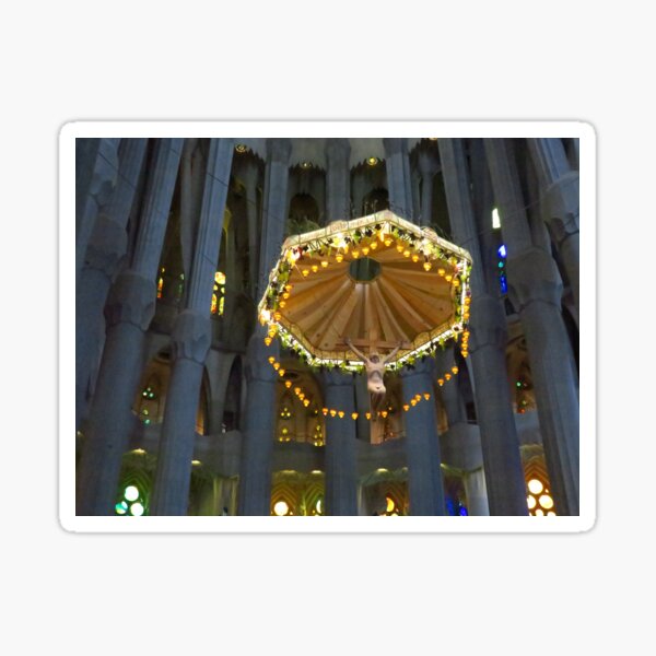 The High Altar, Sagrada Familia, Barcelona Sticker