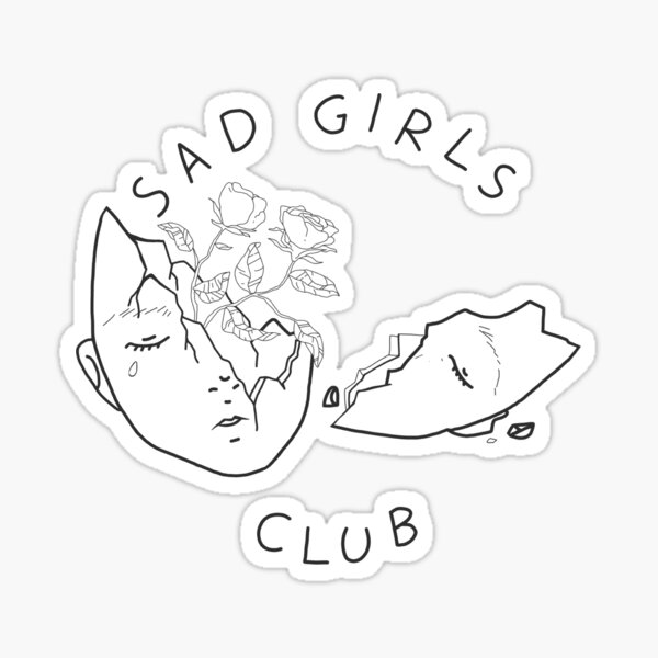 Adesivi Divertenti Auto Lettere Sad Girls Club Decalcomanie - Temu Italy