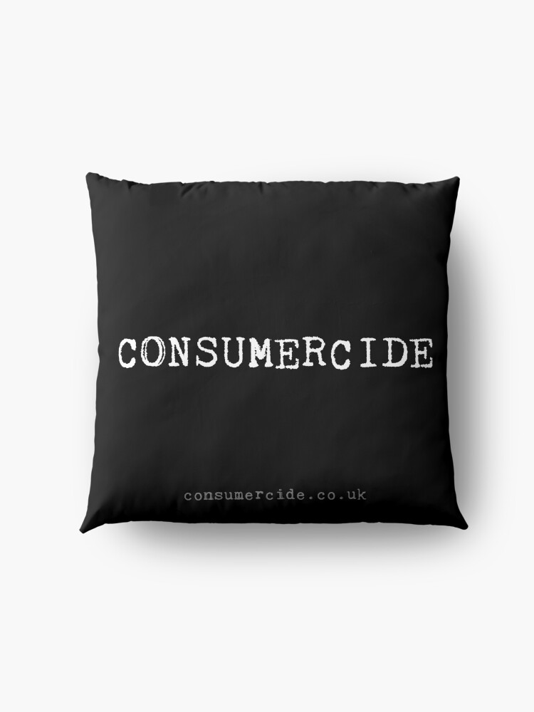 Alternate view of Consumercide Floor Pillow