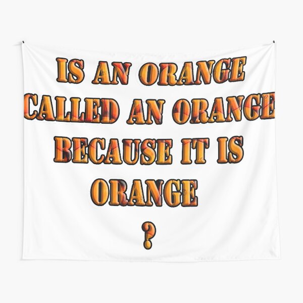 Oranges random question Tapestry