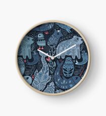 Arctic animals Clock