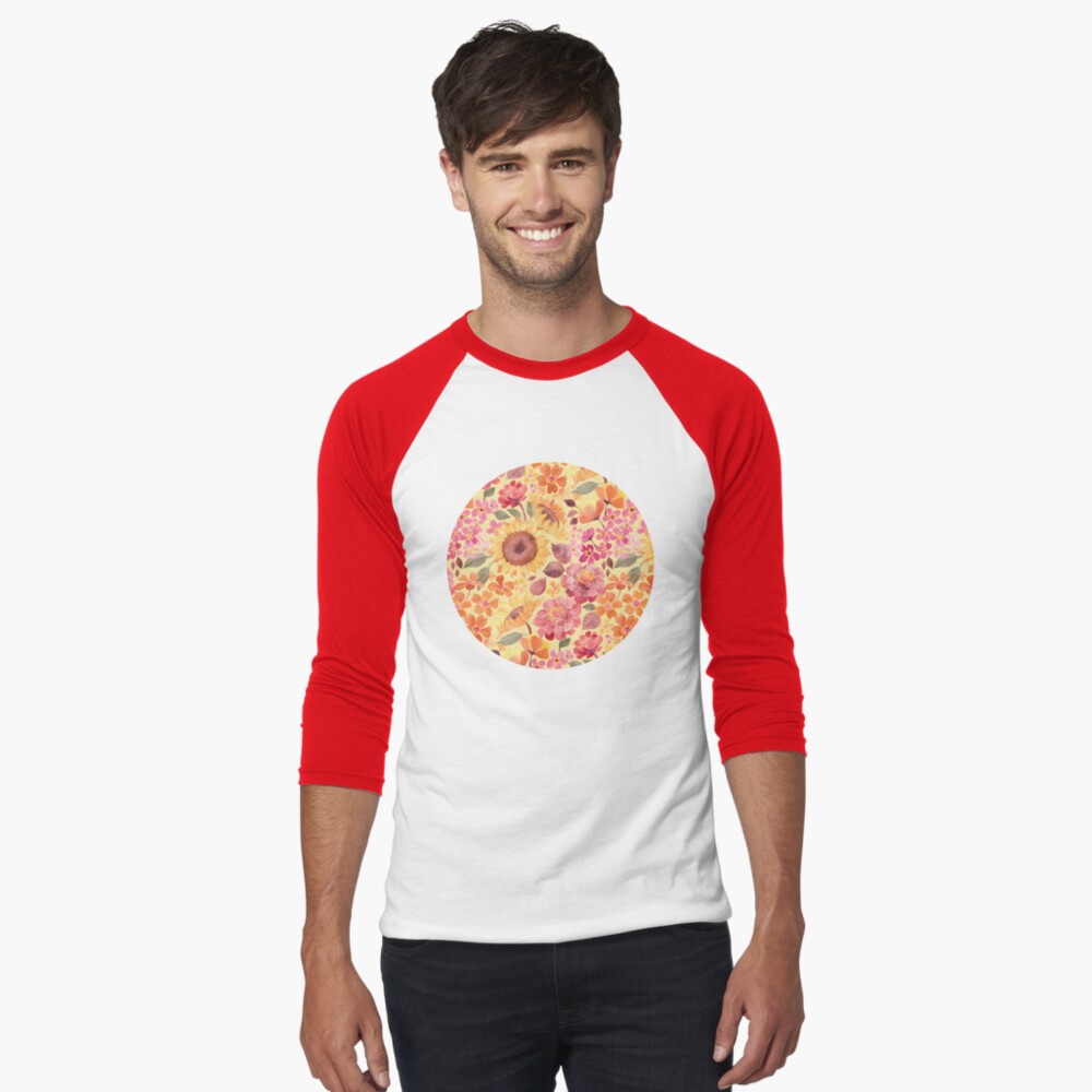 Item preview, Baseball ¾ Sleeve T-Shirt designed and sold by micklyn.