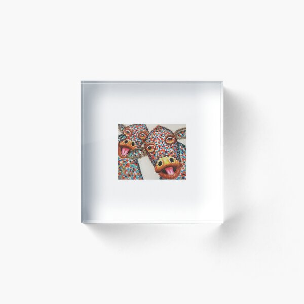 Cows Acrylic Block