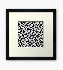 Crossword Framed Print