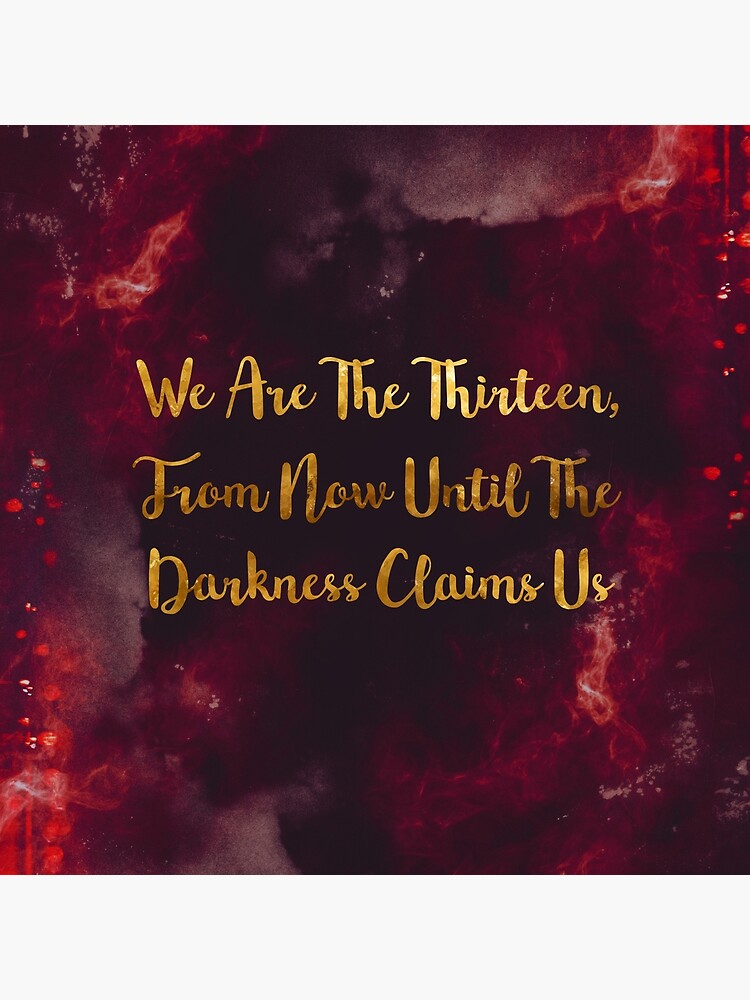 Until The Darkness Claims Us Tote Bag By Wordforest Redbubble