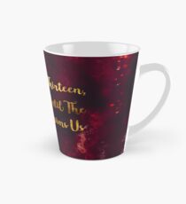 Bis die Dunkelheit uns beansprucht Tasse (konisch)