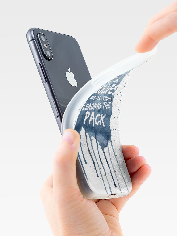 Alternate view of Throw Me To The wolves iPhone Case & Cover